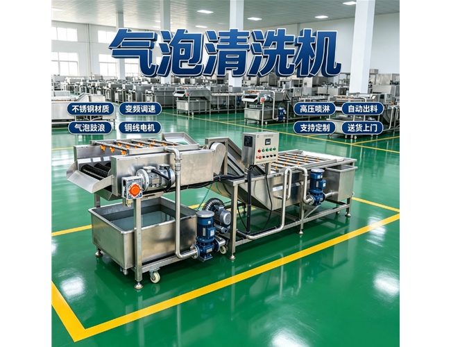 云南黄精气泡清洗机